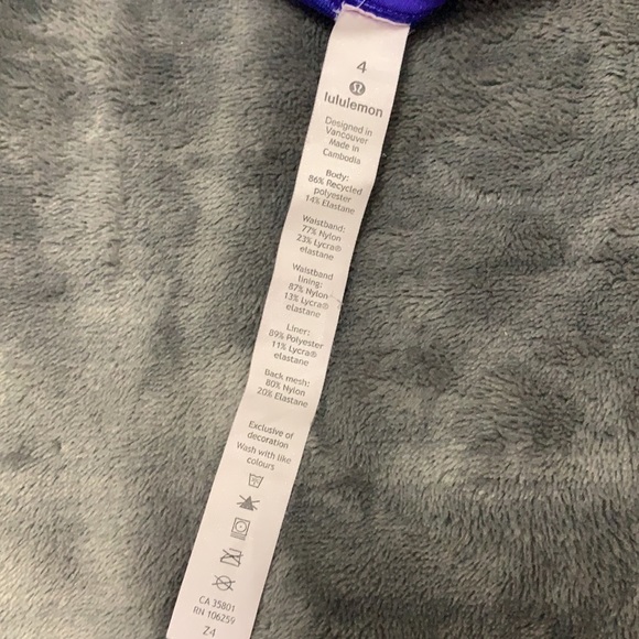 Lululemon Speed Shorts |sz 4 tall 4” inseam - Picture 5 of 8